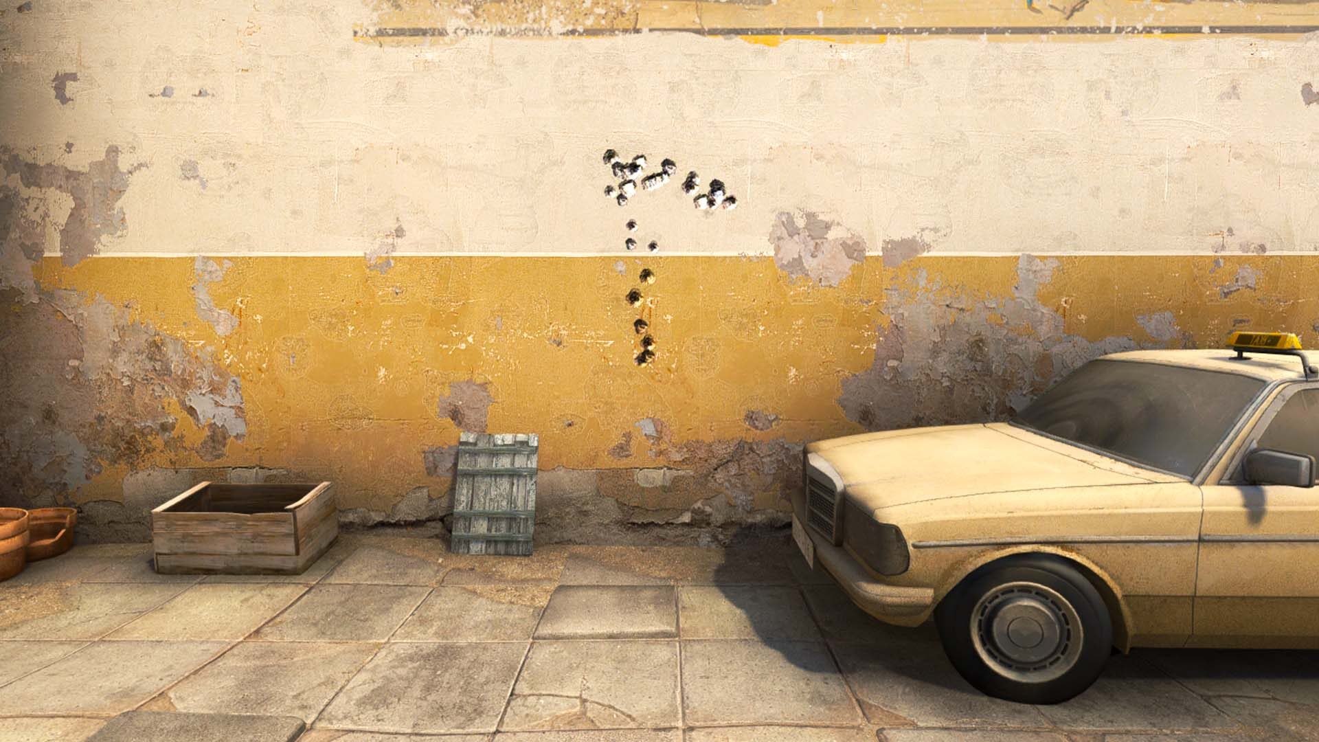 CSGO M4A4 spray pattern