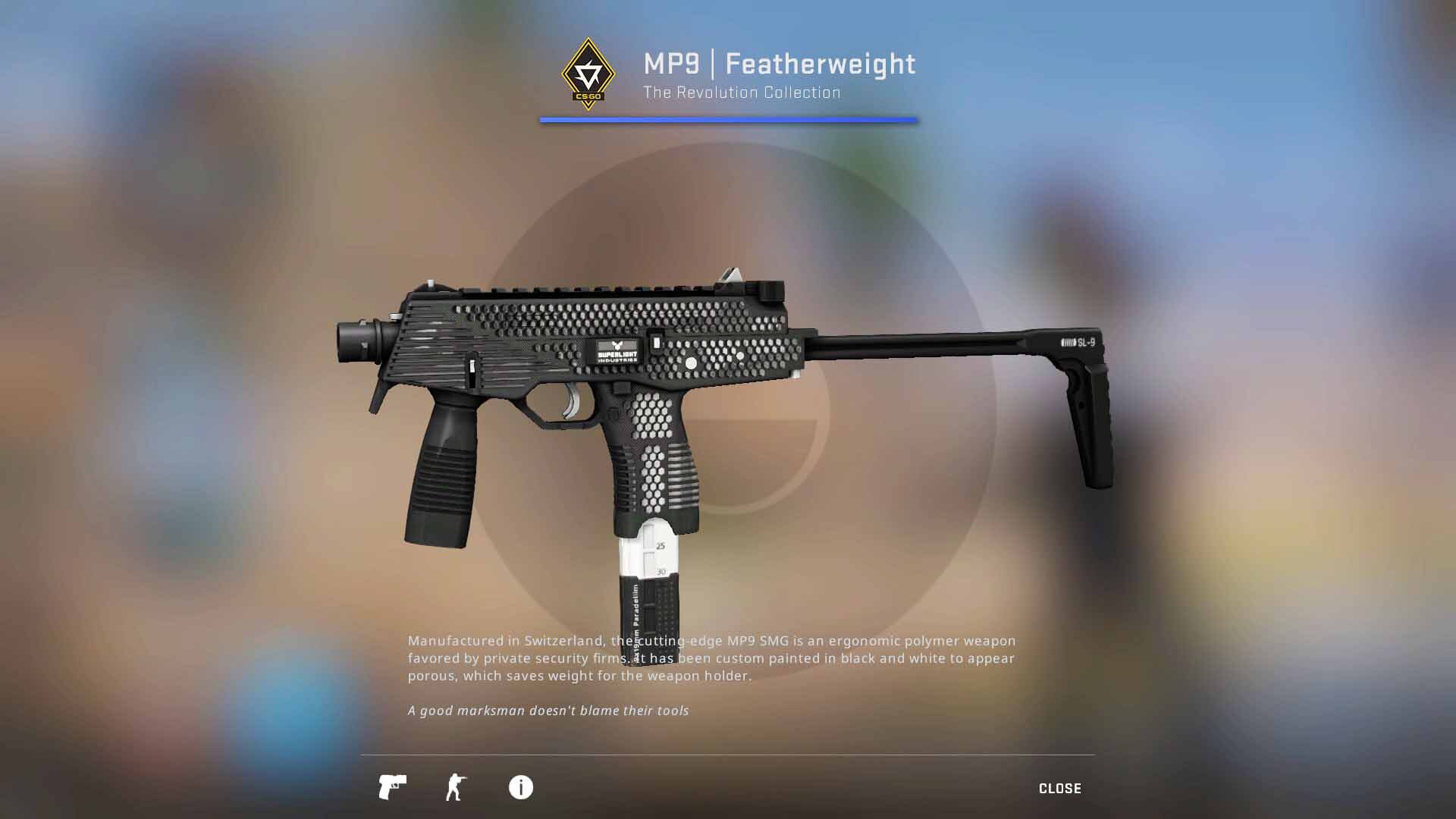 MP9 Featherweight, revolution case