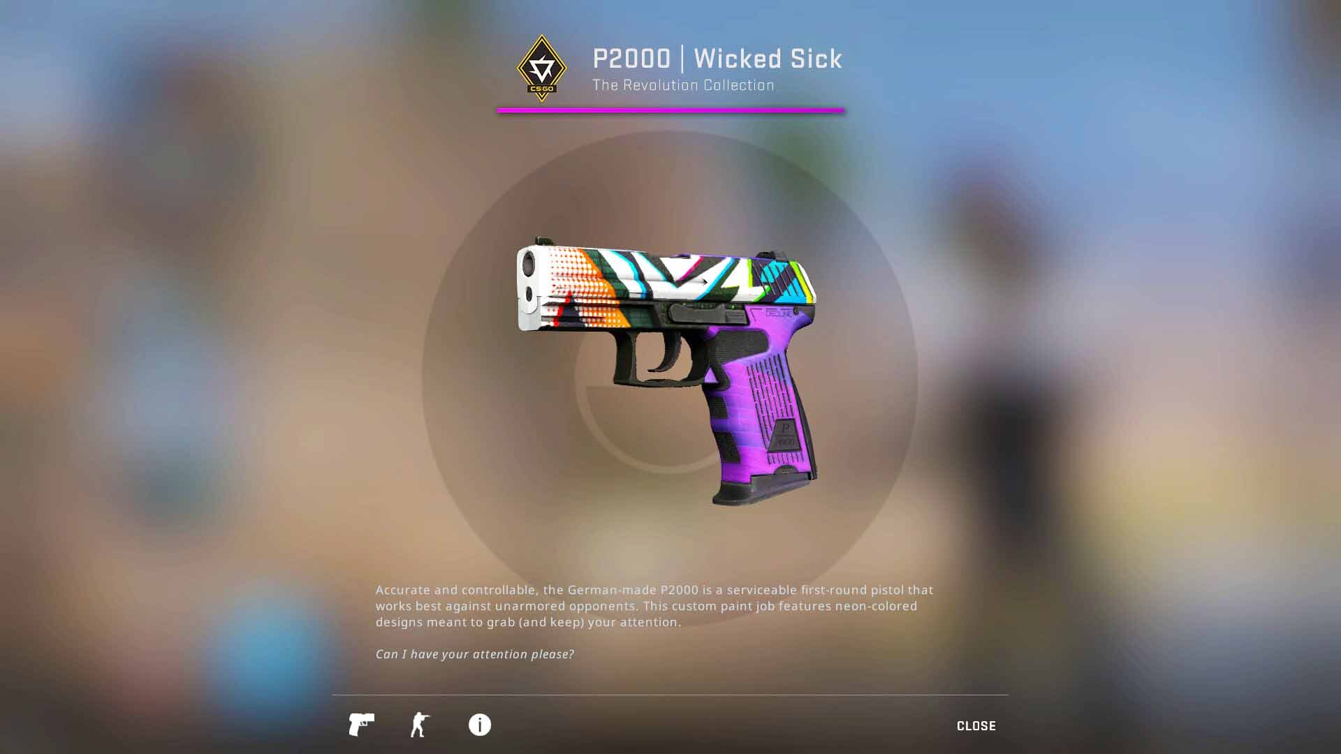 P2000 Wicked Sick, revolution case