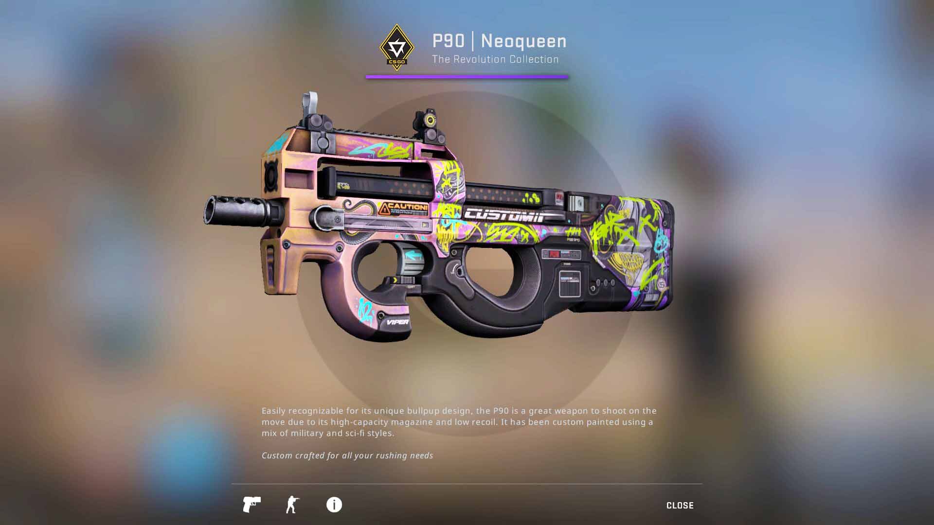 P90 Neoqueen, revolution case