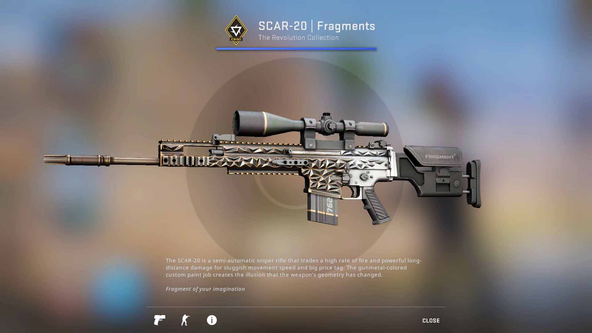 SCAR-20 Fragments, revolution case