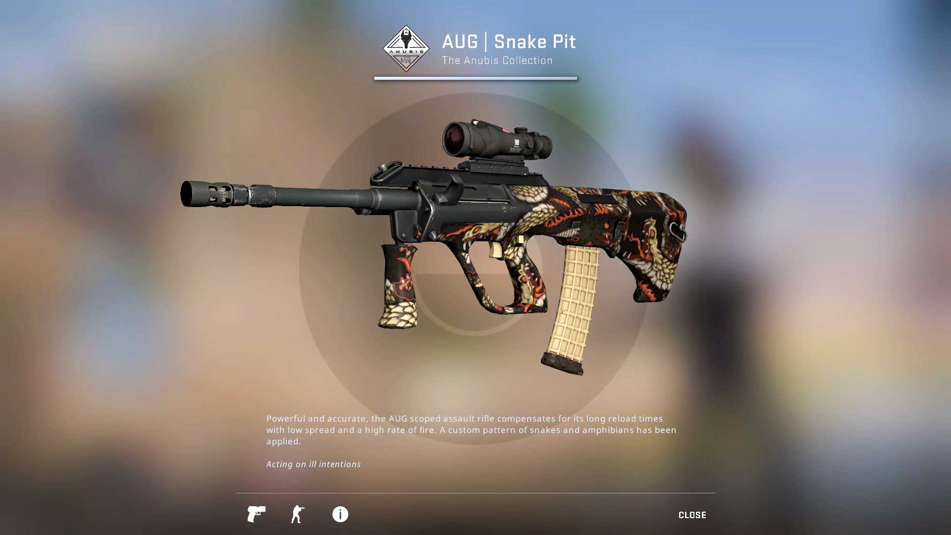 AUG Snake Pit csgo skin