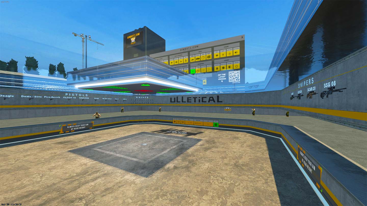 CS2 aim botz training map